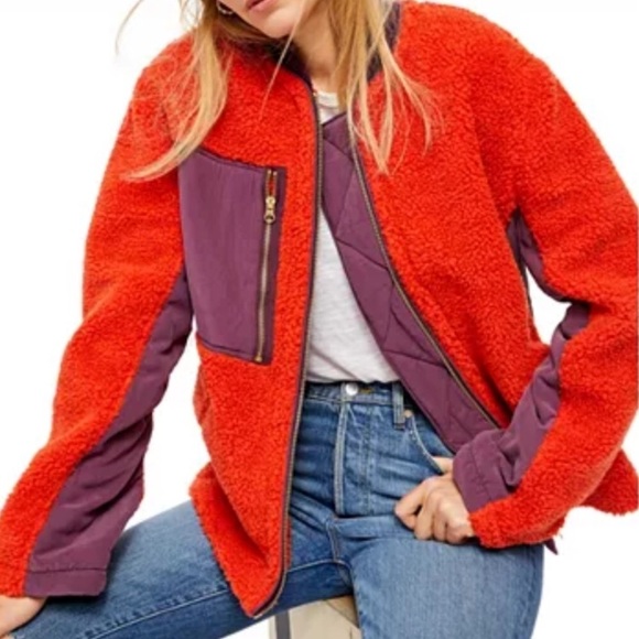 Free People Jackets & Blazers - NWT Free People Rivington Sherpa Jacket